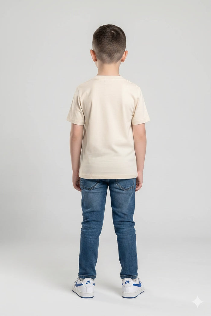 Boy Dark Blue Solid Jeans