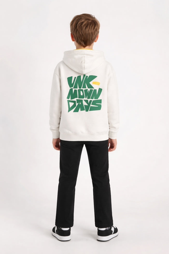 Boy Graphic Hood Neck Sweatshirt