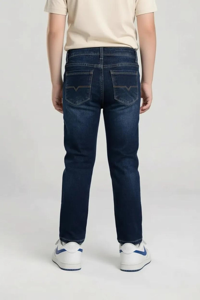 Boy Khaki  Solid Jeans