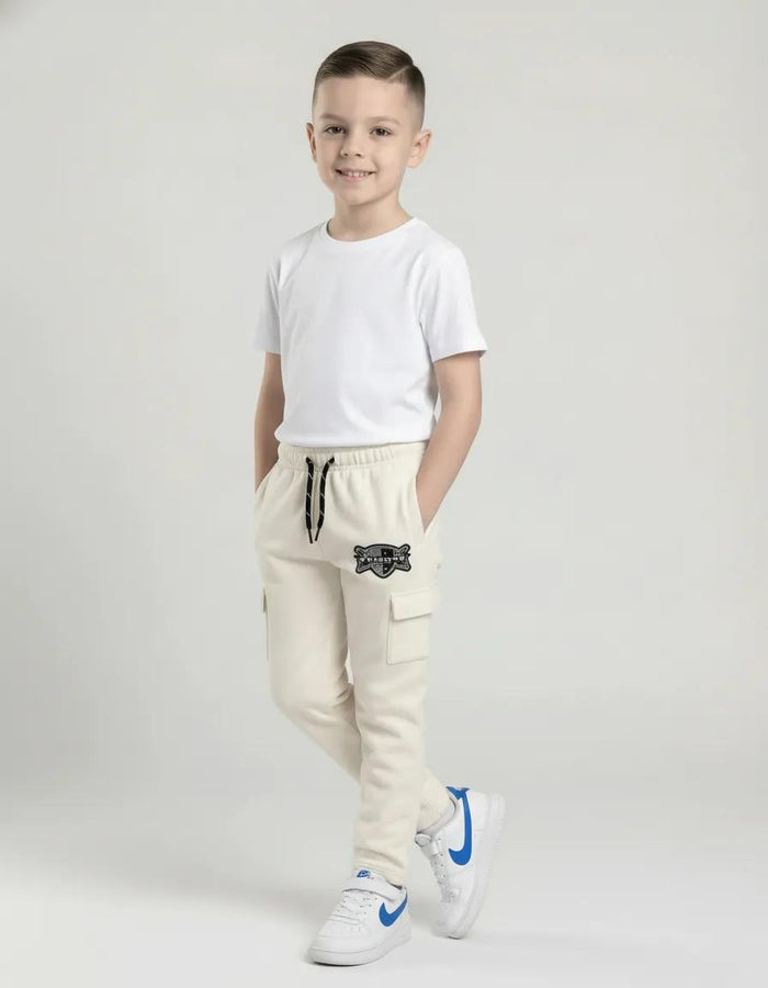 Boy Pristine Solid TrackPants