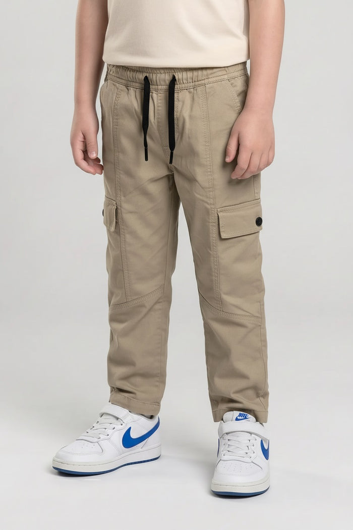 Boy Safari Solid Track Pants