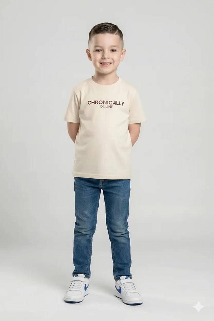 Boy Sand Solid Jeans