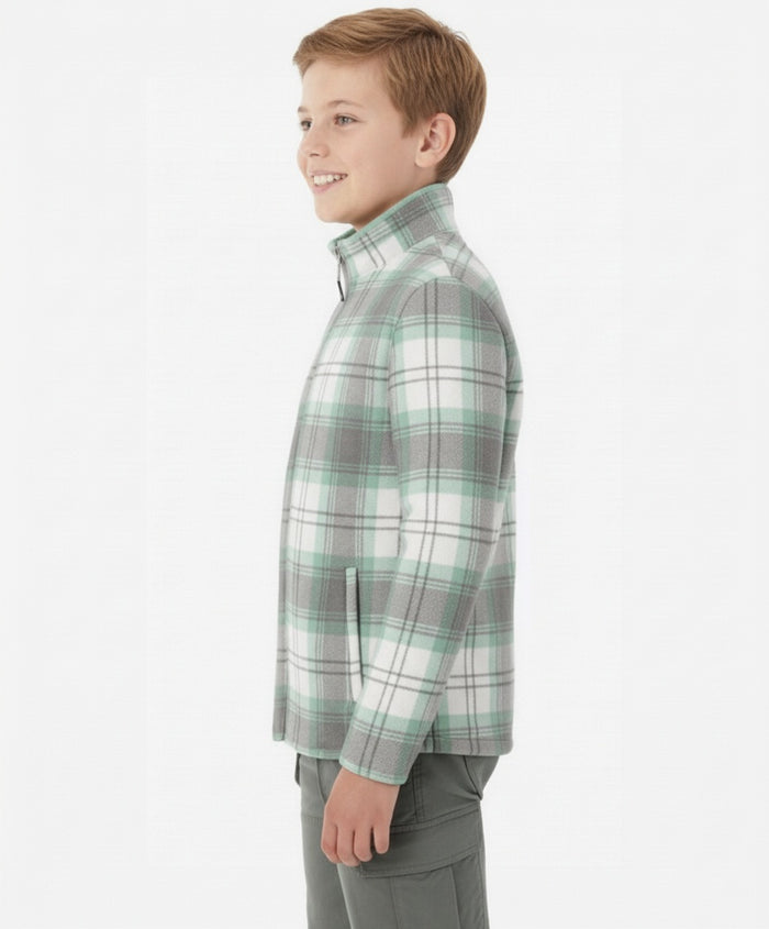 Boys Checked Sweatshirt