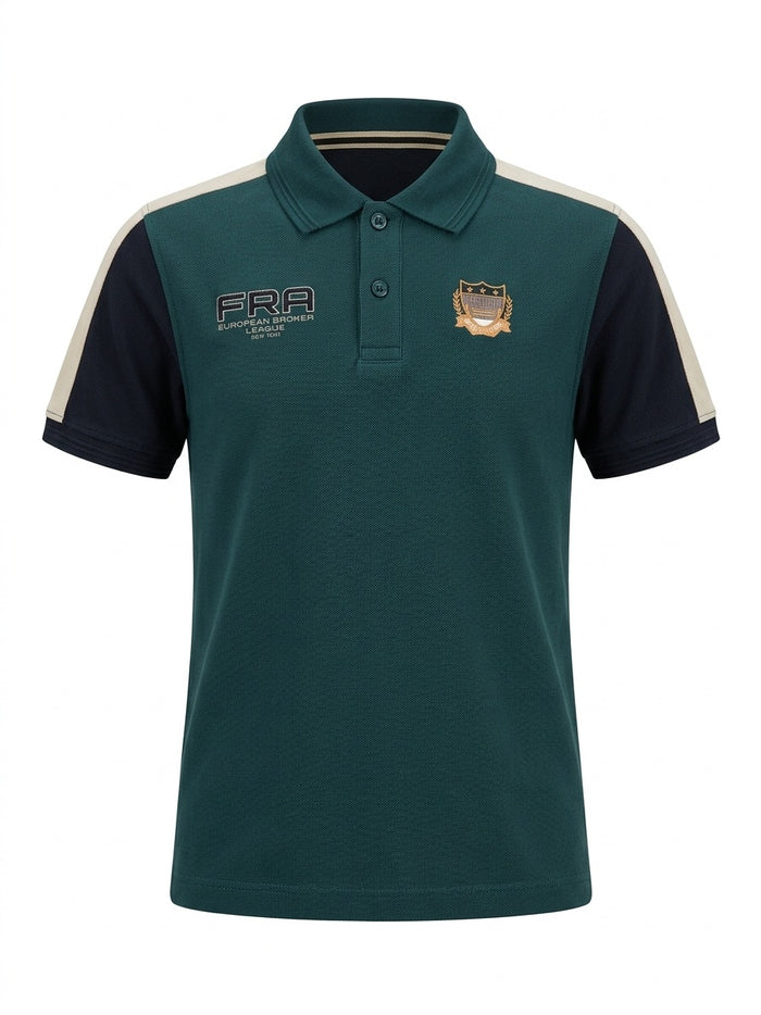 Boys Pacific Printed Polo Collar T-shirt