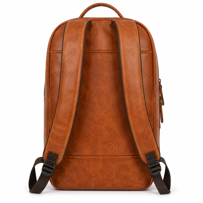 Brown Leather Backpack