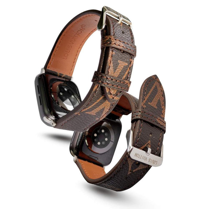 Brown Luxury Classic Strap For Apple Watch