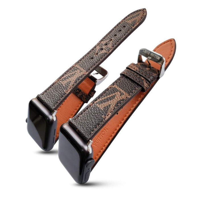 Brown Luxury Classic Strap For Apple Watch