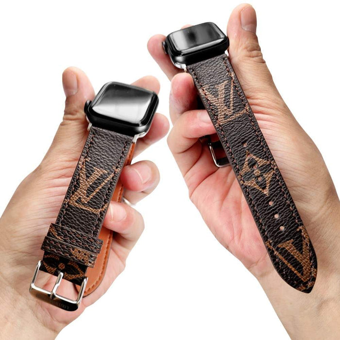 Brown Luxury Classic Strap For Apple Watch