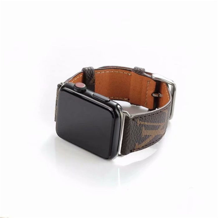 Brown Luxury Classic Strap For Apple Watch