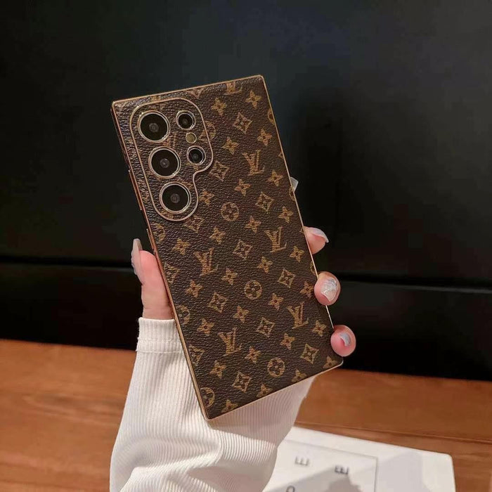 Brown Monogram Samsung Galaxy Case – Luxury Designer Wallet Style Cover