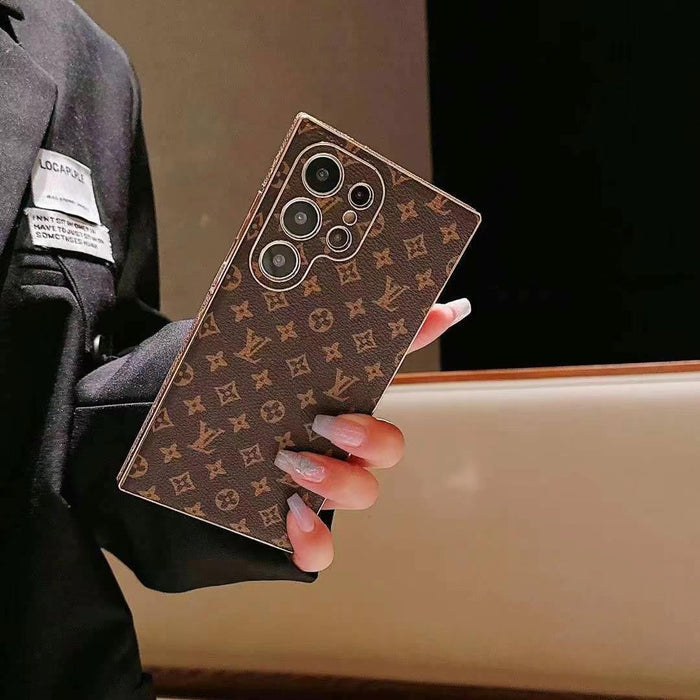 Brown Monogram Samsung Galaxy Case – Luxury Designer Wallet Style Cover