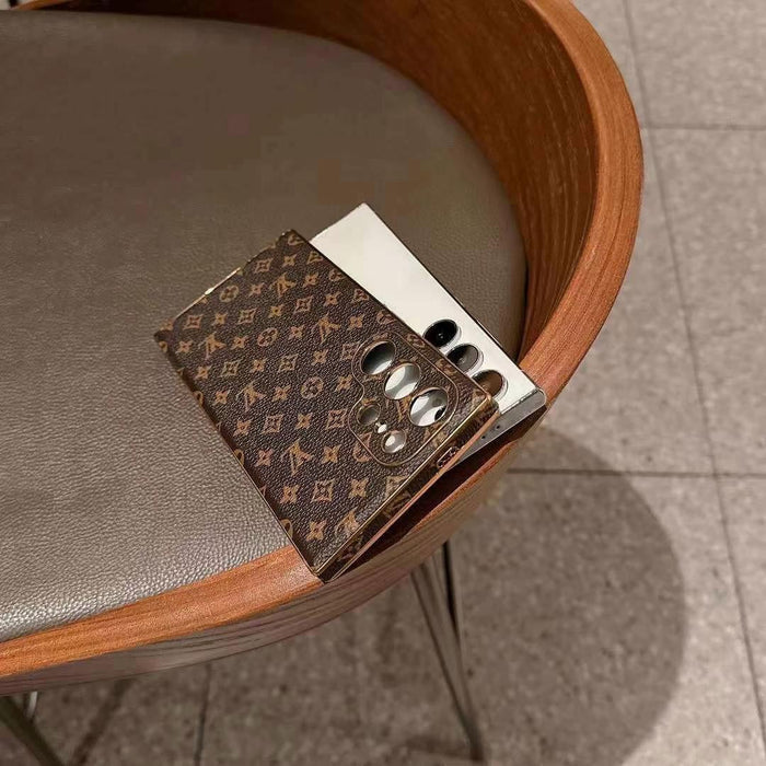Brown Monogram Samsung Galaxy Case – Luxury Designer Wallet Style Cover