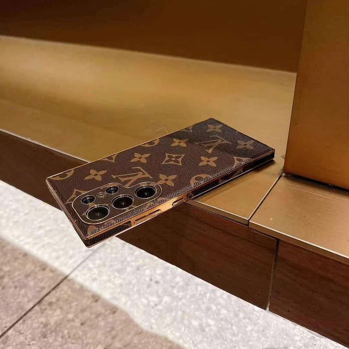 Brown Monogram Samsung Galaxy Case – Luxury Designer Wallet Style Cover