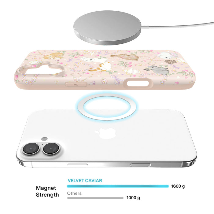 Bunnies & Bows iPhone Case – Trendy Protective Phone Cover