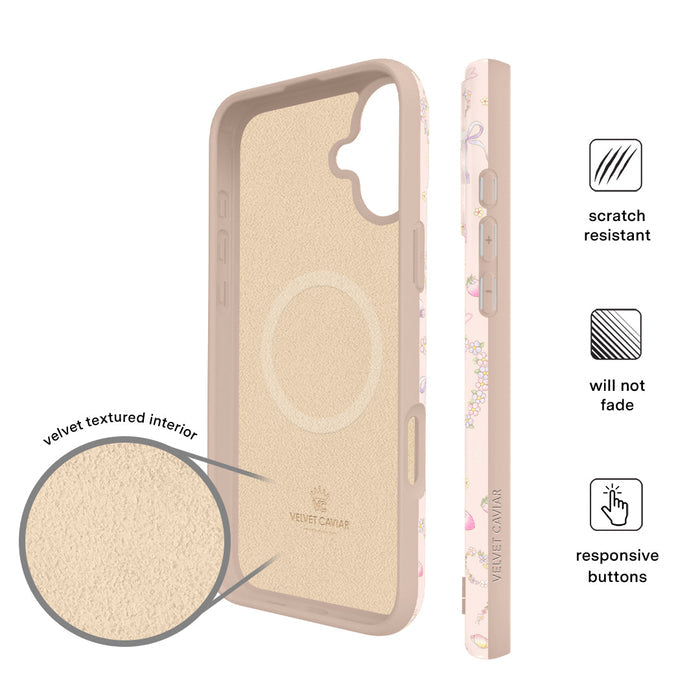 Bunnies & Bows iPhone Case – Trendy Protective Phone Cover