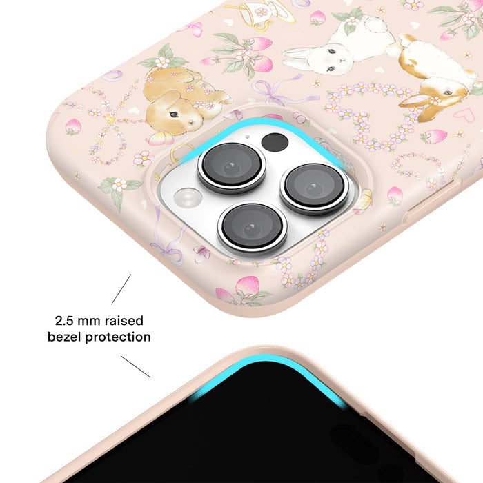 Bunnies & Bows iPhone Case – Trendy Protective Phone Cover