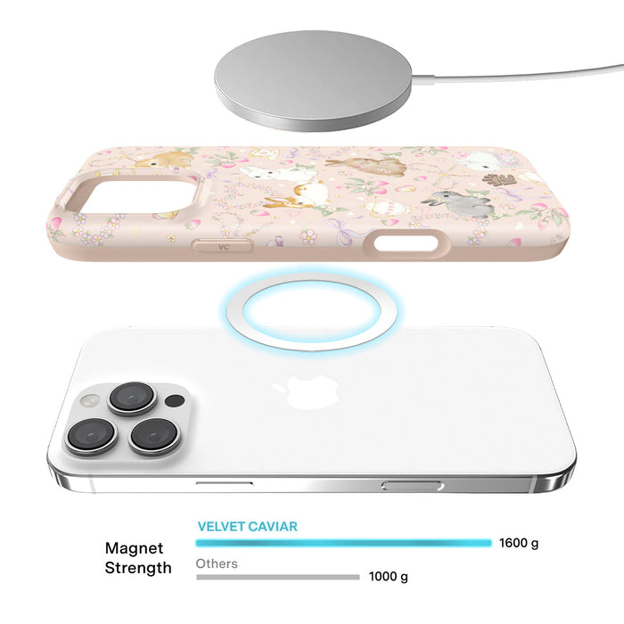 Bunnies & Bows iPhone Case – Trendy Protective Phone Cover