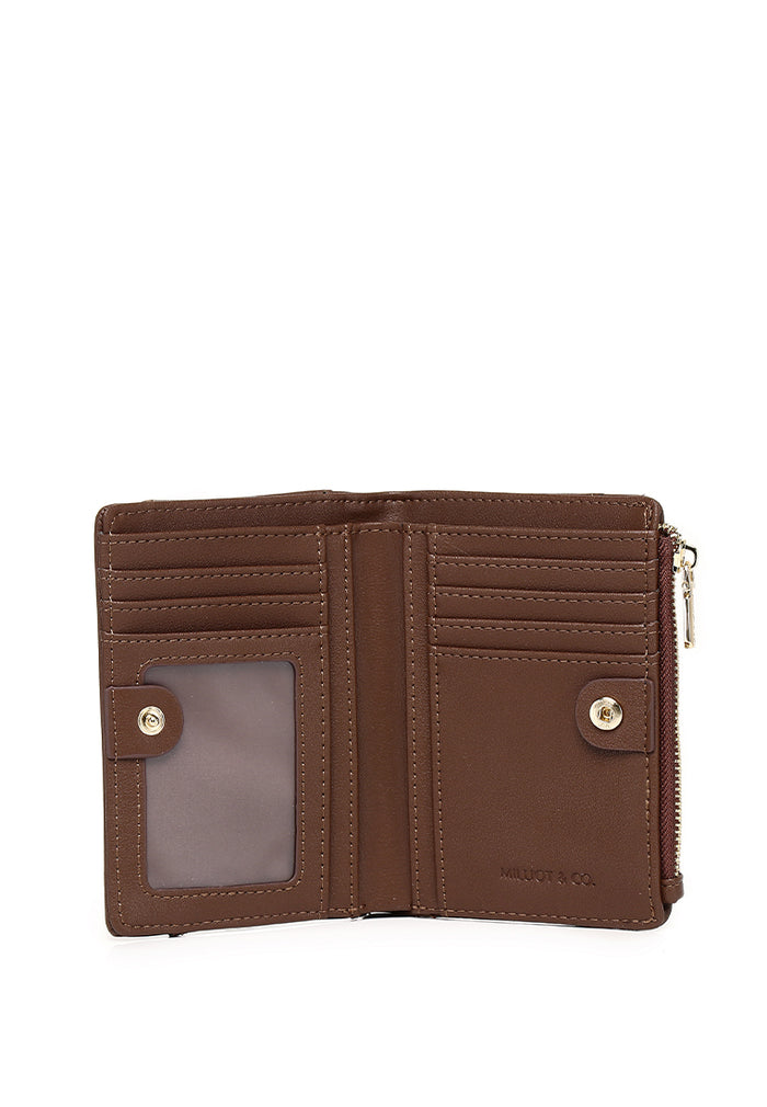 Candy Pop Top Zip Mini Wallet Wallet (Coffee)