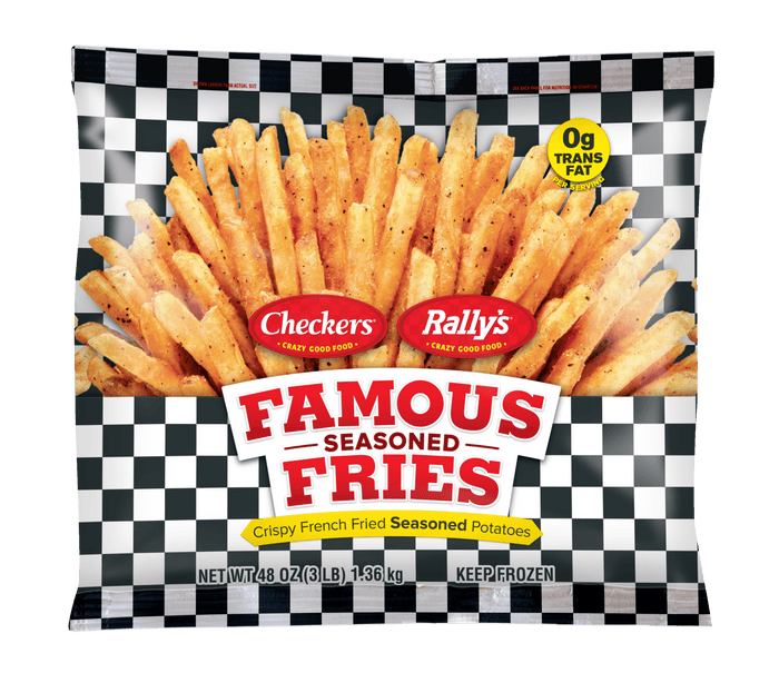Checkers / Rally's Famous Seasoned Fries, 48 oz (Frozen)