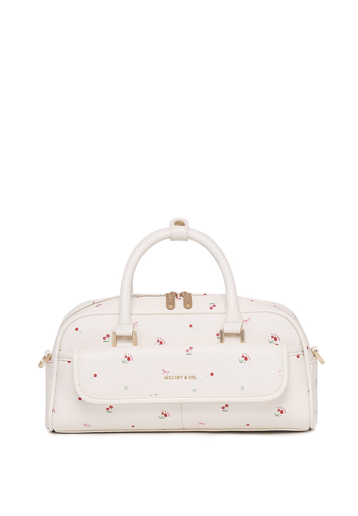 Cherie Knot The Ordine Top Handle Bag (Cornsilk)
