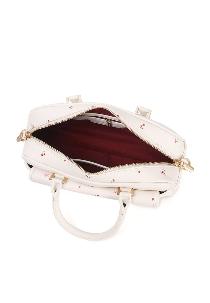 Cherie Knot The Ordine Top Handle Bag (Cornsilk)
