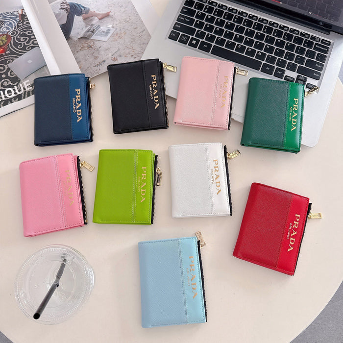 Chic Luxury Zipper ID Card Holder Wallet