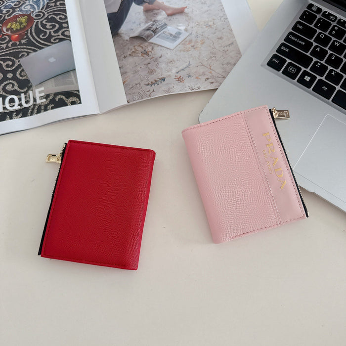 Chic Luxury Zipper ID Card Holder Wallet