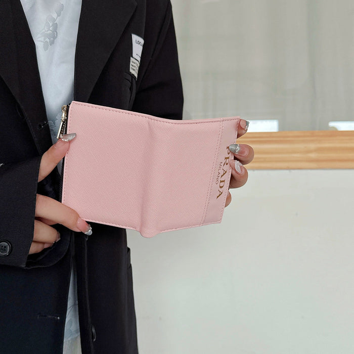 Chic Luxury Zipper ID Card Holder Wallet