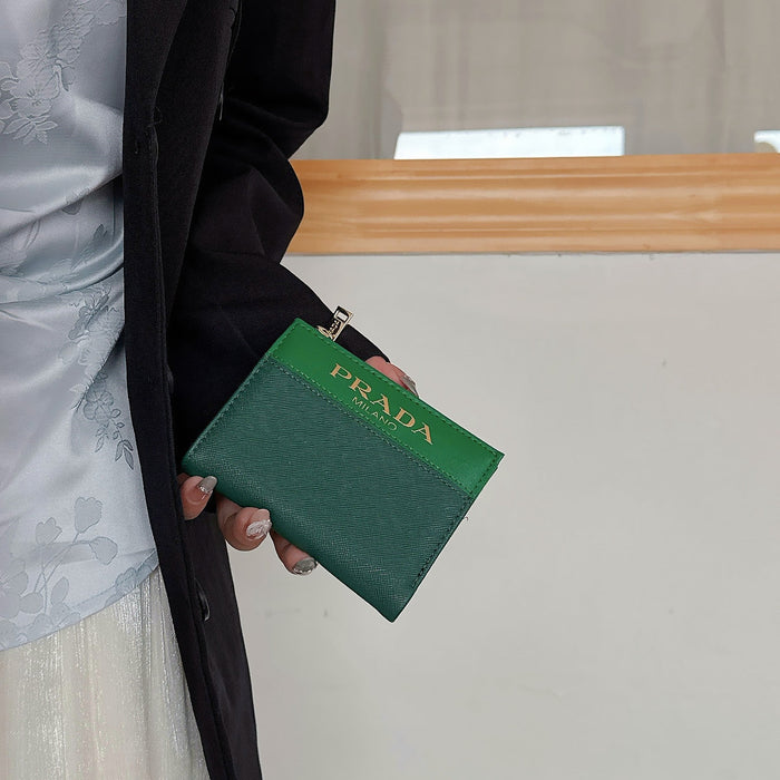 Chic Luxury Zipper ID Card Holder Wallet