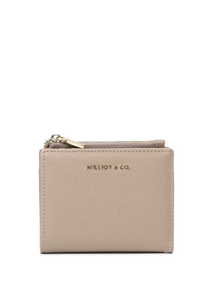 Chic Me Top Zip Mini Wallet (Khaki)