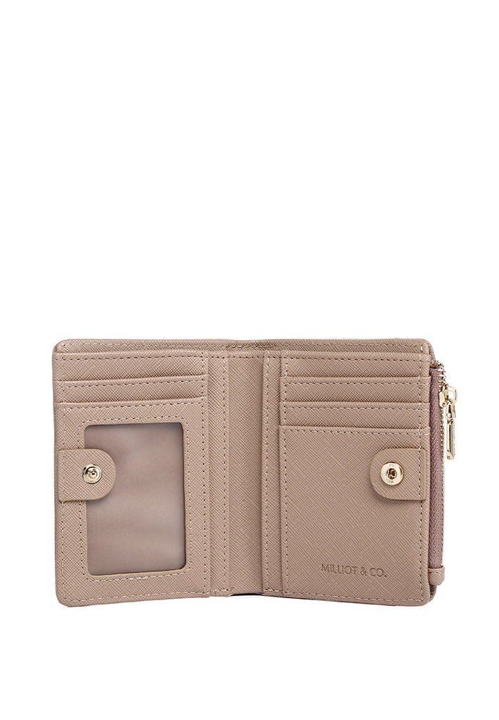 Chic Me Top Zip Mini Wallet (Khaki)