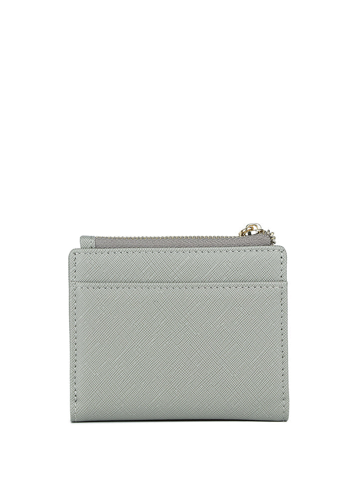Chic Me Top Zip Mini Wallet (Smoke)