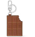 Chocolate Candy Bar Purse Charm Leather Keychain Wristlet