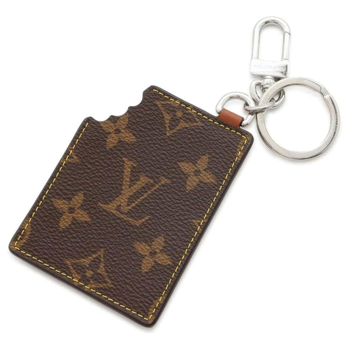 Chocolate Candy Bar Purse Charm Leather Keychain Wristlet