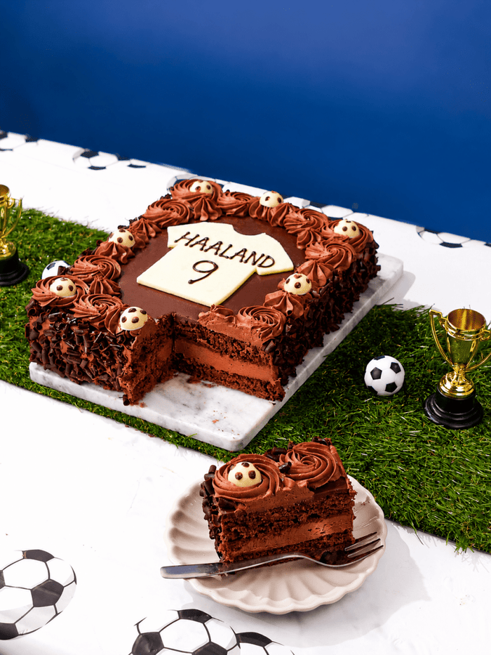 Chocolate Football Cake - Patisserie Valerie