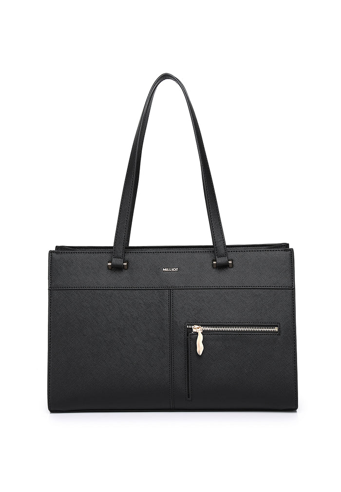 Cody Multi-compartment Tote Bag (Black)