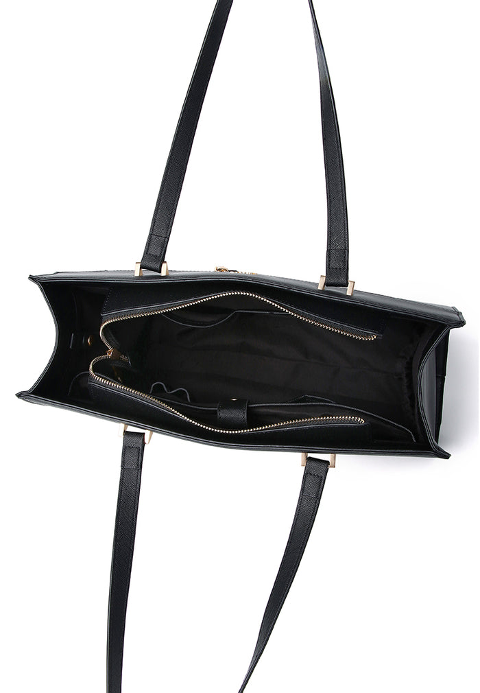 Cody Multi-compartment Tote Bag (Black)