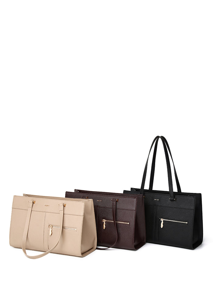 Cody Multi-compartment Tote Bag (Black)