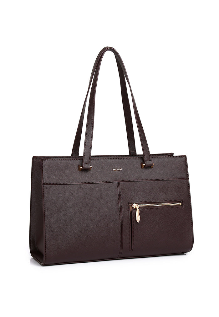 Cody Multi-compartment Tote Bag (Coffee)