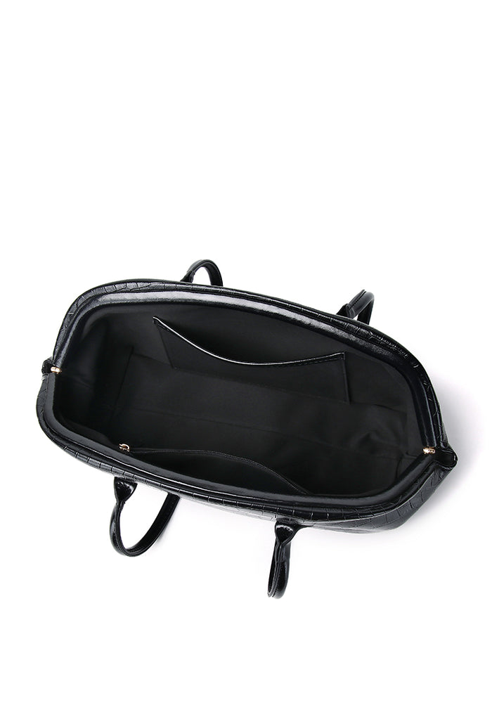 Colette Arc Bag (Charcoal)