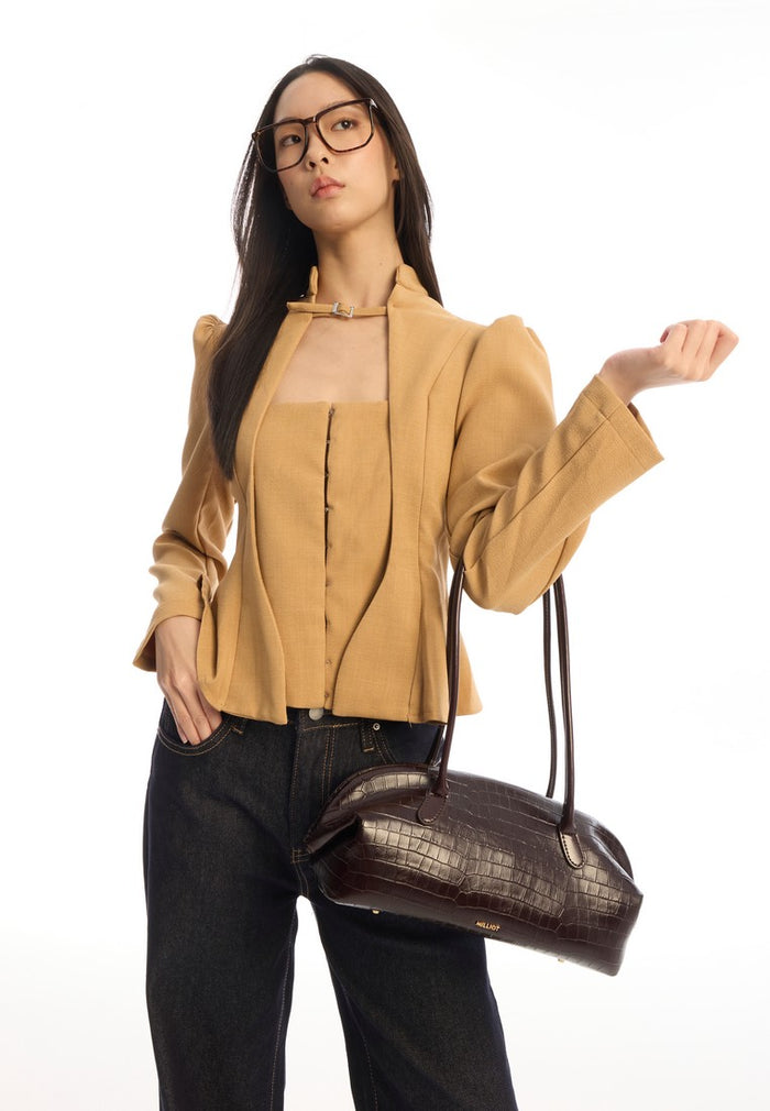 Colette Arc Bag (Espresso)
