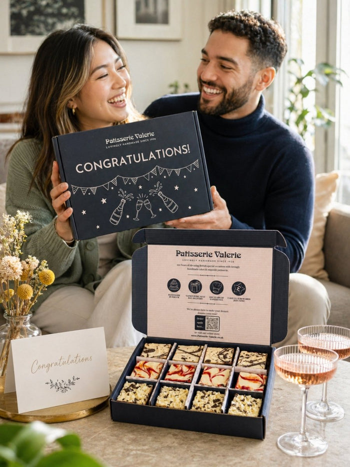 Congratulations Luxury Brownies Gift Box - Patisserie Valerie