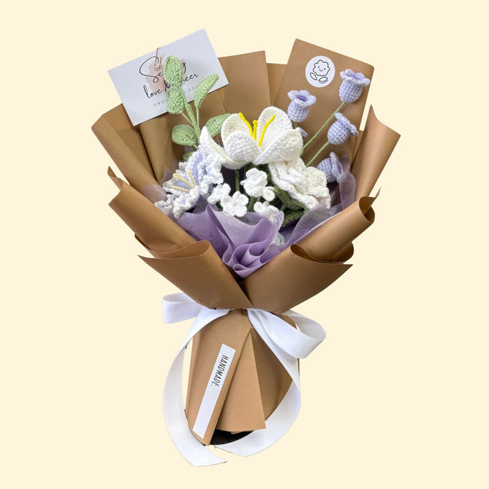 CrochetSG x Bloomsbury Orh Nee Cake & Taro Reverie Bouquet (3 Days Lead Time)