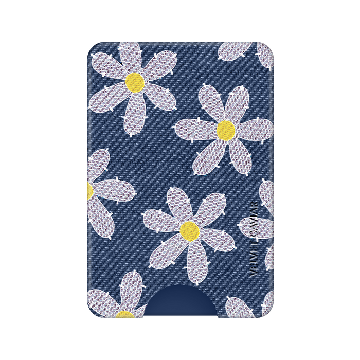 Denim Daisy MagSafe Wallet – Magnetic Card Holder for iPhone
