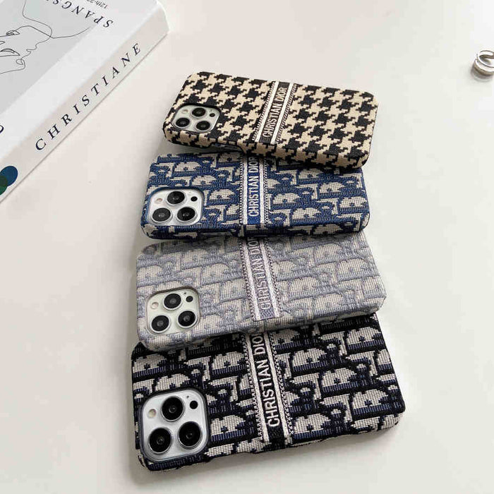 Designer Elegant Canvas Monogram Lady Phone Case