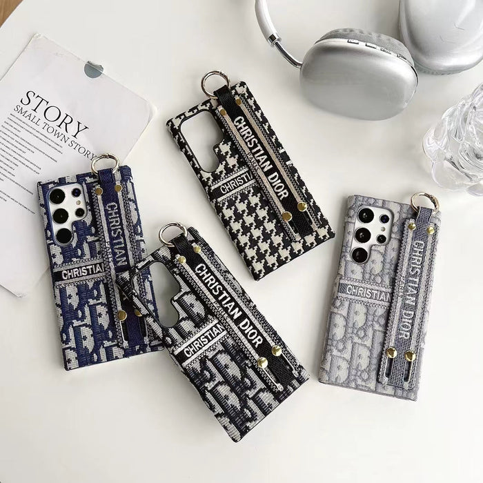 Designer Inspired Hand Strap Phone Case