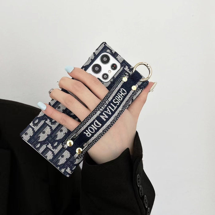 Designer Inspired Hand Strap Phone Case