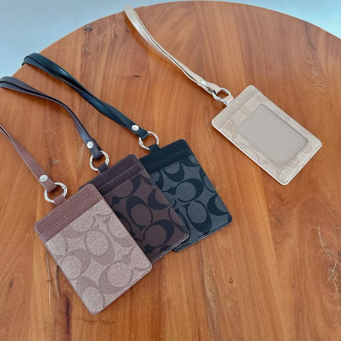 Designer Trend Slim Card Holder Lanyard