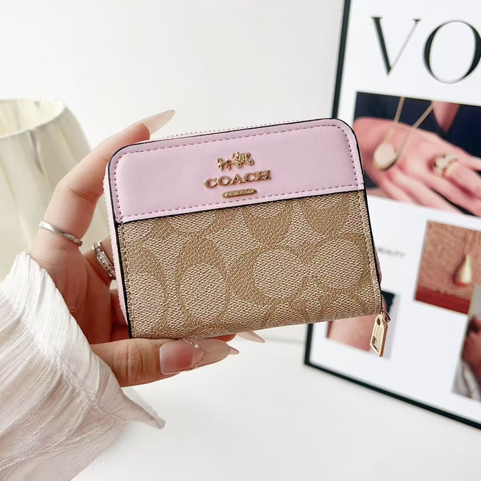 Designer Wallet Zipper Card Holder