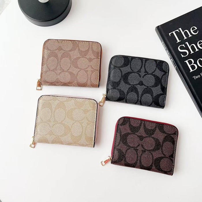 Designer Wallet Zipper Card Holder